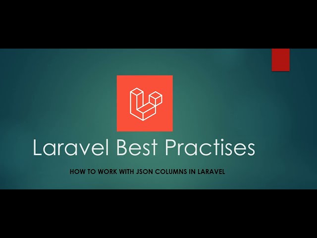 How to Work With Json Columns in Laravel Sinhala