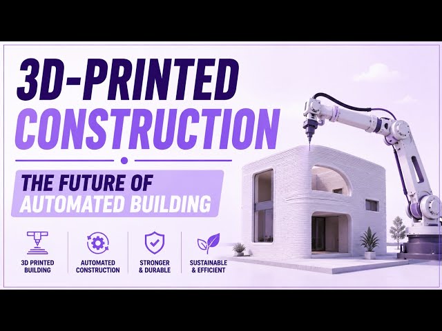 3D-Printed Construction | The Future of Automated Building | Uplatz