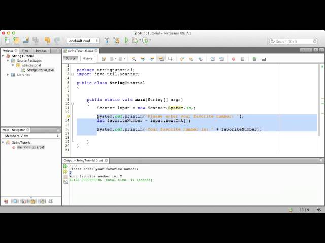 Java Programming Ep. 3: Strings & Scanner Input