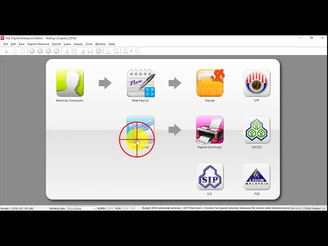 SQL Payroll Software Tutorial 012 Process Payroll