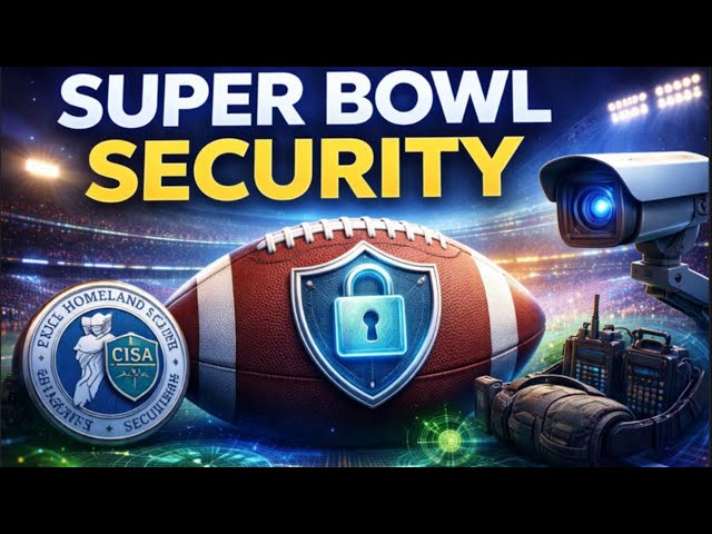 Super Bowl Cybersecurity | DHS & CISA & National Security Behind the Game