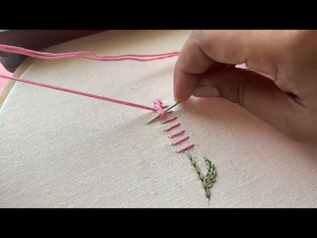 New hand embroidery flower design | Embroidery for Beginners Tutorial | Embroidery bordado a mano