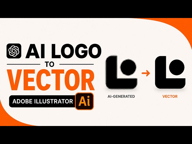 How to Turn an AI Generated Logo Into a Vector in Adobe Illustrator