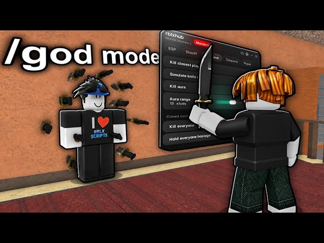 Trolling MM2 as a HACKER (Murder Mystery 2 Script)