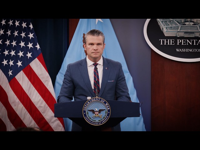 Secretary Hegseth’s Message to the Joint Force.