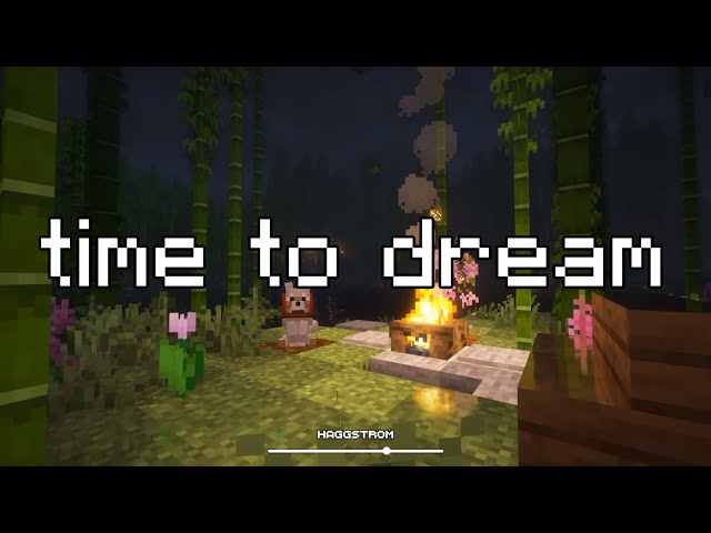 mind at peace, ready to sleep... (minecraft music, heavy rain)