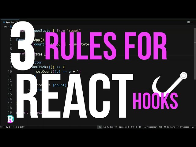 3 Rules For React Hooks Many Don't Know (React Best Practices)