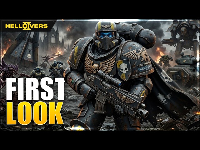 First Look At Helldivers 2 New Upcoming WarHammer Warbond & Update