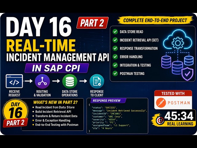 PART 3 || SAP CPI/CI REAL TIME PROJECT USING TRAIL ACCOUNT || IN HINDI || EXCEPTION SUBPROCESS