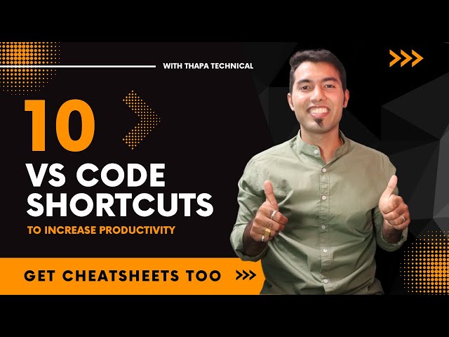 🔥VS Code Top 10 Shortcuts To Increase Productivity in 2022