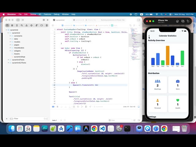 AuraMind | Daily Routine, Habit & Reflection iOS App | SwiftUI | Mindfulness | CodeCanyon