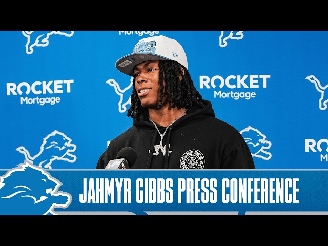 Jahmyr Gibbs Contract Extension Press Conference | August 7, 2026