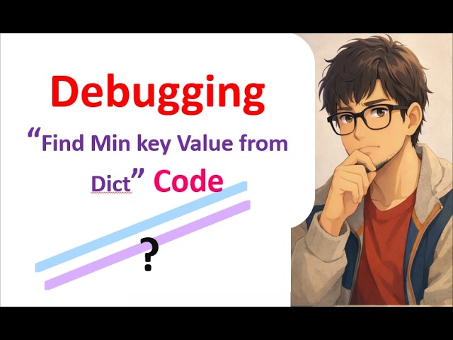 Find min key value from dictionary using python