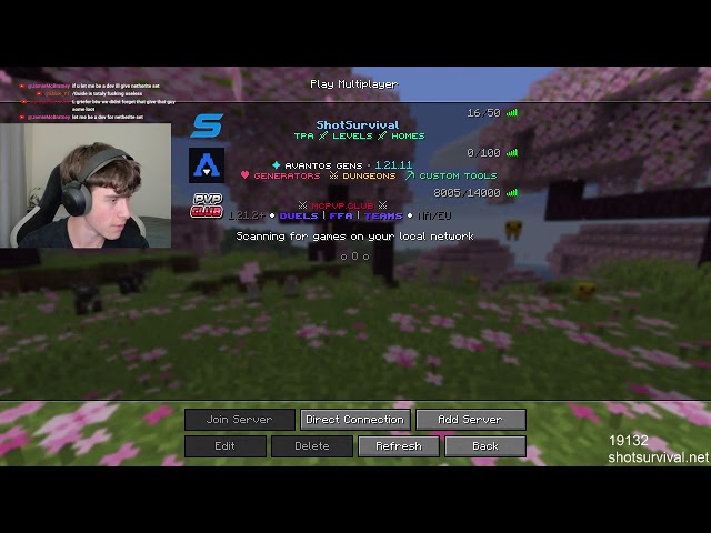 Playing The Best Minecraft Server