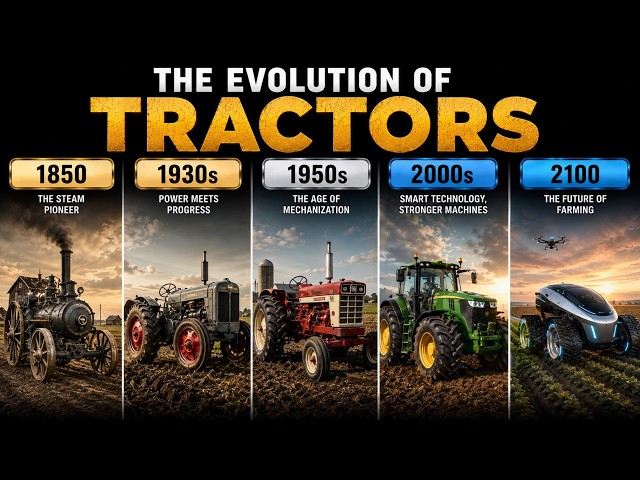 Evolution Of The Tractors : 1850 - 2100