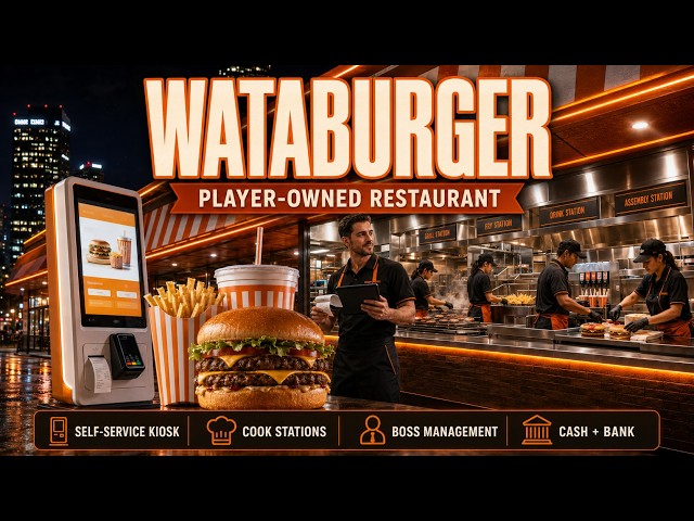 WataBurger Script | ESX, QBox, QB-Core | FiveM Script by Renegade Scriptz