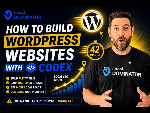 How to Build WordPress Websites With Codex in 42 Minutes