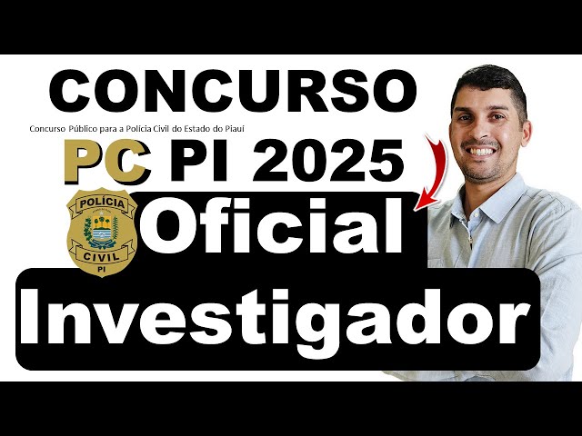 PC PI 2025 | Oficial Investigador PC PI SIMULADO de Informática | Concurso Policia Civil Piauí 2025