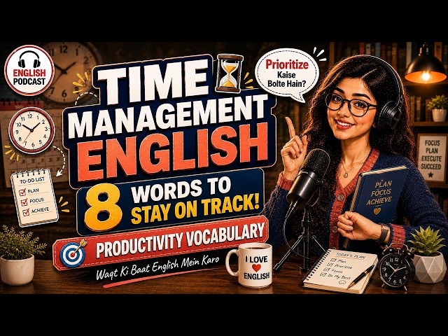 Time Management English – 8 Words to Master Your Daily Schedule!