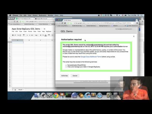 Using Apps Script with BigQuery: A developer perspective