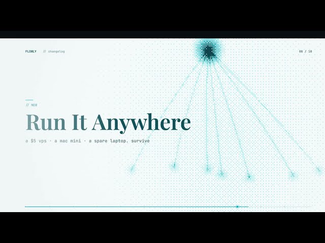 Flowly 3.0 — Your AI Agent on Desktop, iPhone & Self-Hosted