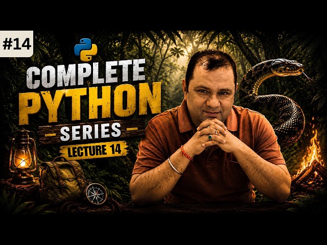 #14 Complete Python Programming Series 🐍 | Beginner to Advanced | Lecture 14