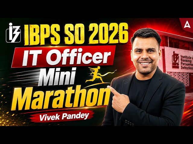 IBPS SO 2026 IT Officer | Mini Marathon | Complete Preparation Strategy