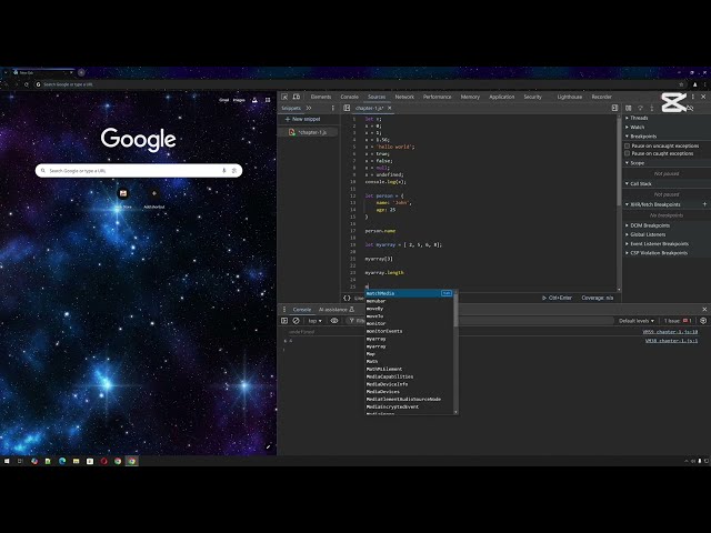 javascript course - chapter 1
