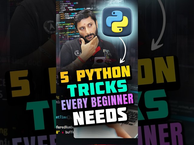 Python Tricks Every Beginner Needs | Tamil | Learn Fast! #shorts  #kaashivinfotech