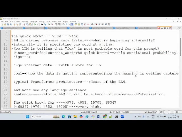 Embedding in LLM @ 9:30 AM (IST) by Mr.Mayur on 16th August 2026