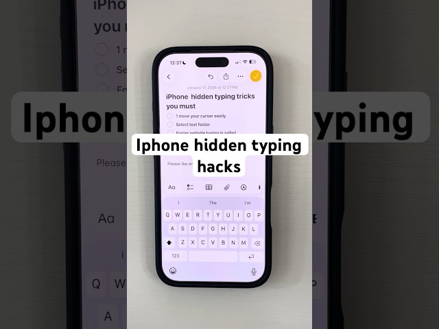 6 Hidden iPhone Keyboard Shortcuts #apple#appletips @AppleIndia @Apple@tech @youtubecreators