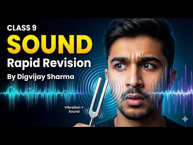 Class 9 Science: SOUND | Rapid Revision in 10 Minutes! 🔥 | H&DClasses