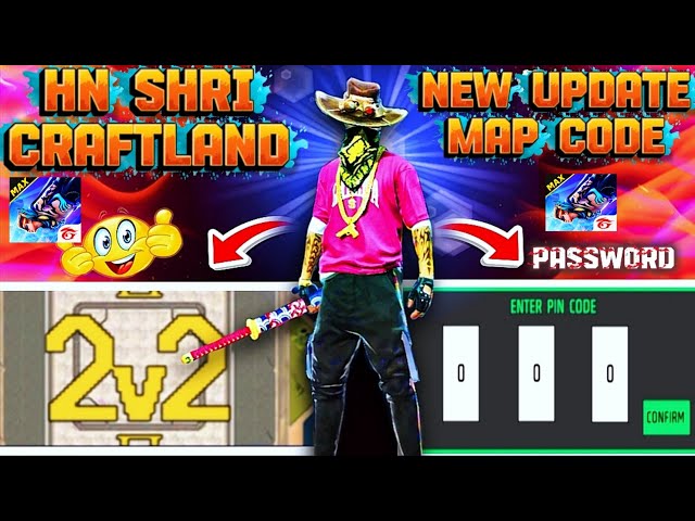 Hn shri craftland new map code | 2v2 |password 🔑2025✅