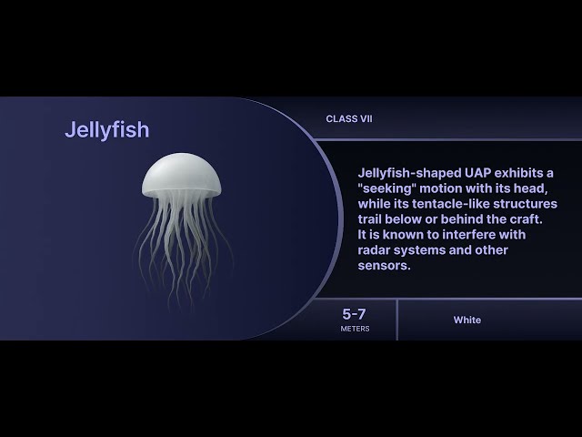 Skywatcher Part II: "Jellyfish" Class VII UAP