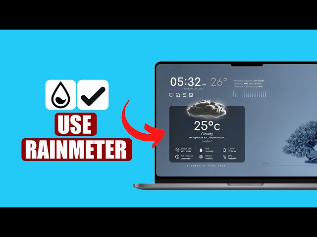 How to Use Rainmeter Windows 11 | Customize Windows 11 With Rainmeter