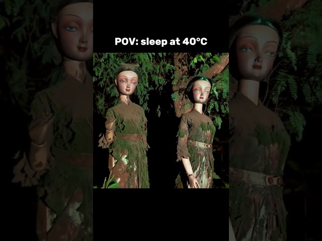 sleep at 40°C be like | #shorts