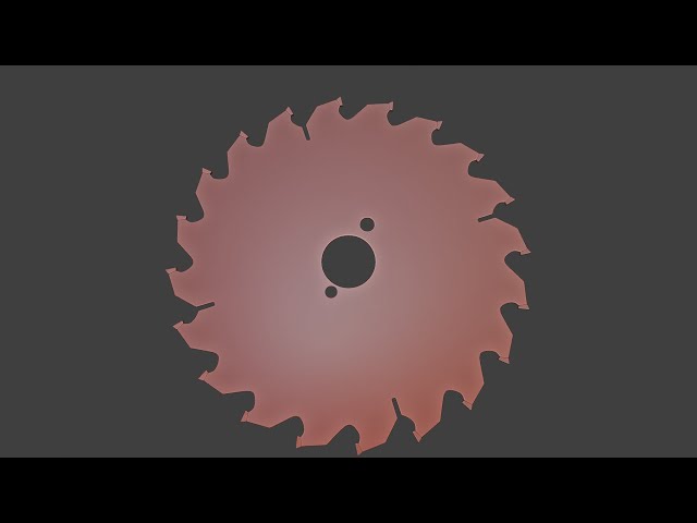 Modelado disco con Blender usando array circular-HardSurface