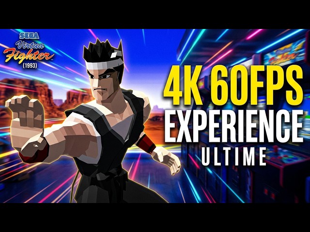 VIRTUA FIGHTER ARCADE in 16:9, 4K and 60FPS!! (PC TUTORIAL)