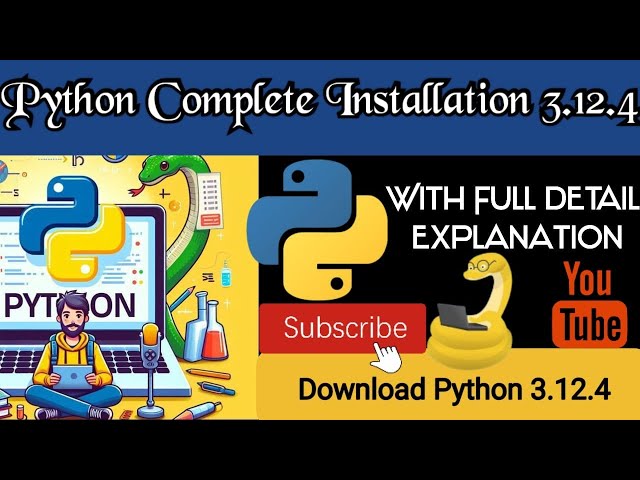How to Install Python 3.12.4 on Windows 10/11 [2024 Update] Complete Guide | Hello World Python Code