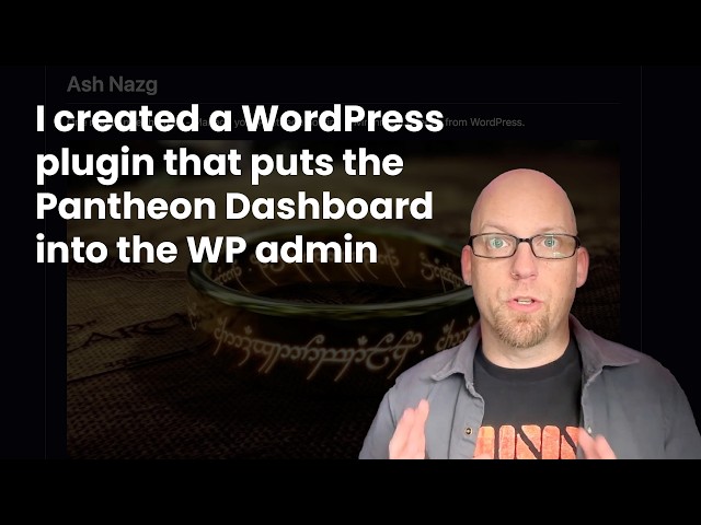 WordPress Plugin Configuration with Chris Reynolds, Senior Developer Advocate