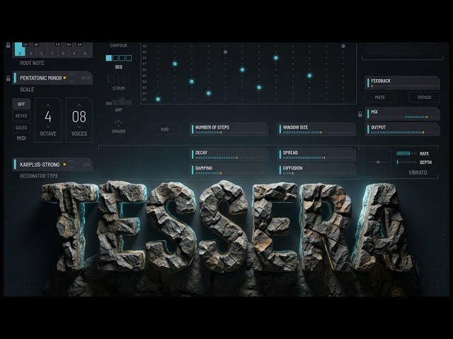 Audio Damage TESSERA Sequenced Resonator (NEW) : Walkthrough (IOS, MacOS, Windows, Linux)