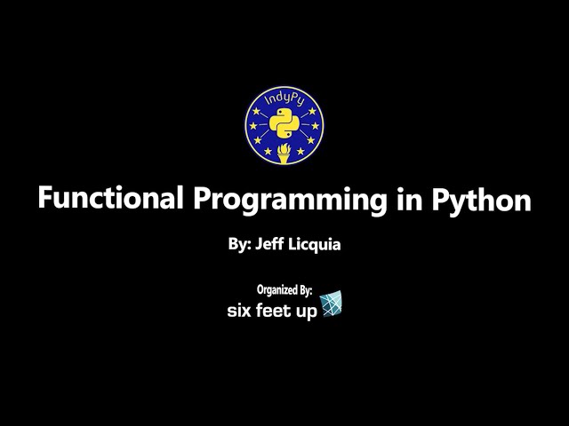 Functional Programming in Python