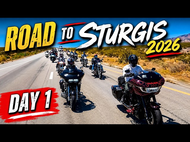 Riding to Sturgis 2026 with 18 Bikers! | Day 1 Motorcycle Adventure
