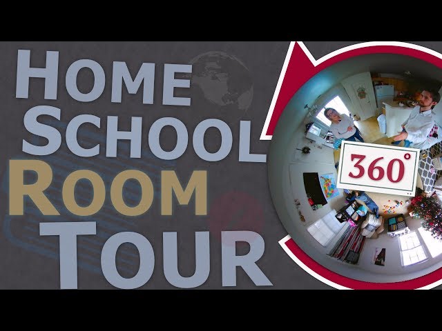 Kindergarten and 2nd Grade in the Living Room | 360 Homeschool Room Tour