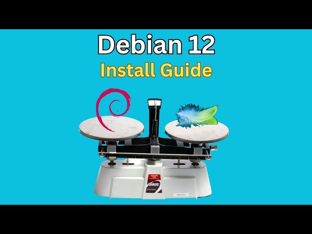 How to install Debian 12 using live USB