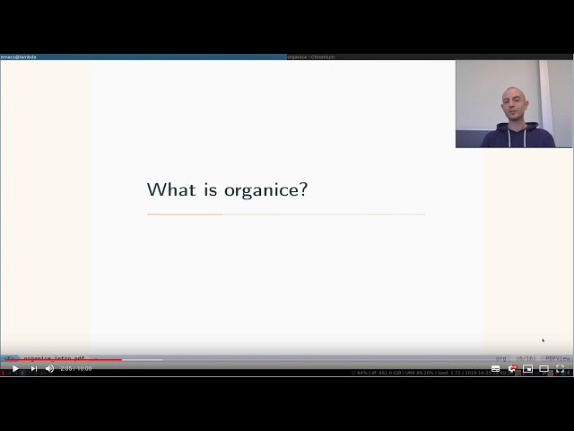 Introduction to "organice"  - Using Org mode from the browser and smartphone