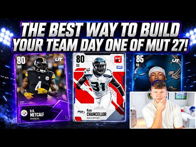 THE BEST WAY TO BUILD YOUR TEAM DAY ONE OF MADDEN 27 ULTIMATE TEAM!