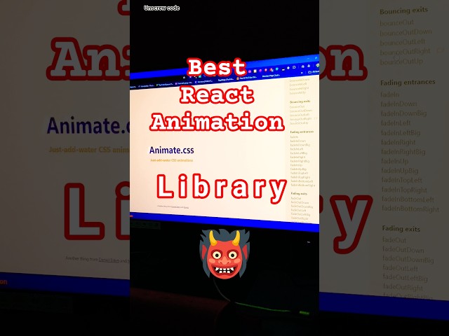 React Animation website part 9 ☠️.#shorts #codinglife #programming
