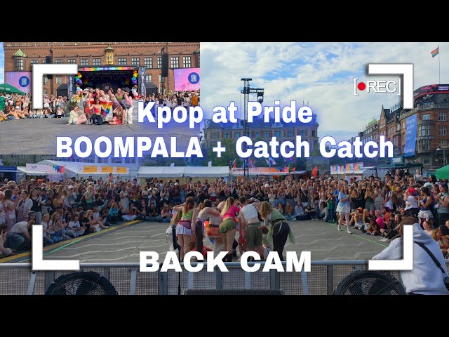 [KPOP IN PUBLIC at PRIDE, Back Cam] Boompala - Le Sserafim & Catch Catch - YENA | CODE9 DANCE CREW