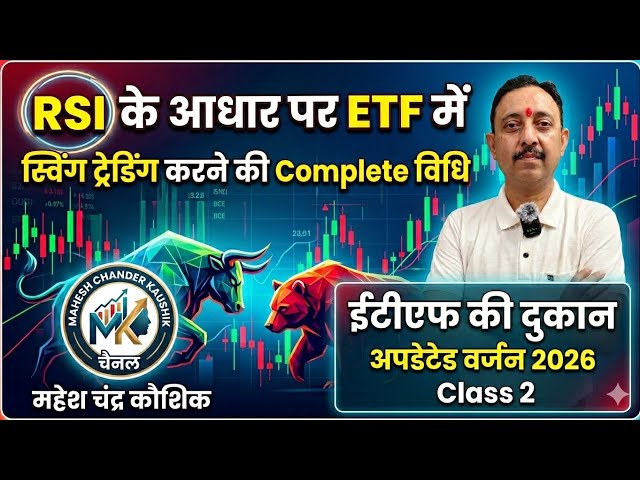 RSI के आधार पर ETF में स्विंग ट्रेडिंग करने की Complete विधि। ETF की दुकान अपडेटेड वर्जन कक्षा 2 